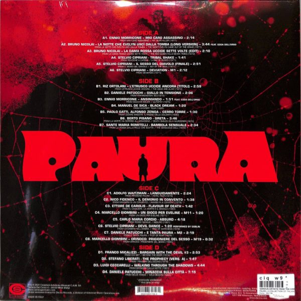 PAURA: A COLLECTION OF ITALIAN HORROR SOUNDS (2xLP) - immagine 2