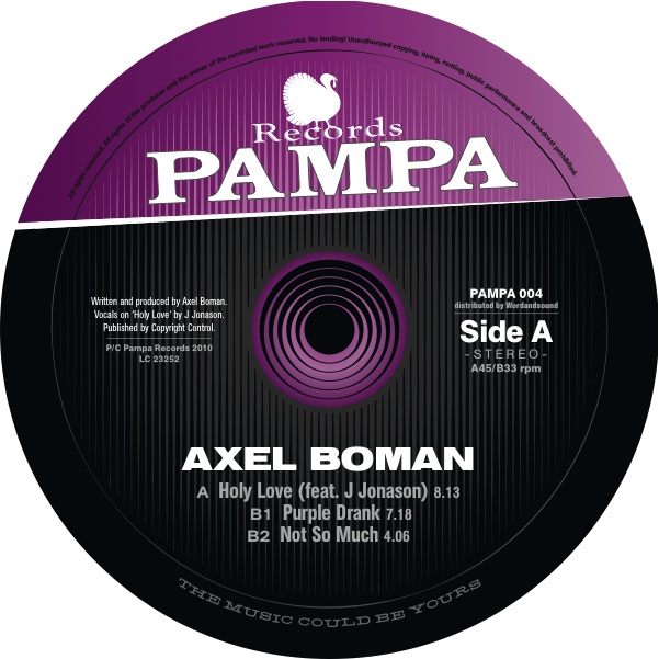 Axel Boman -  holy love (2025 repress)